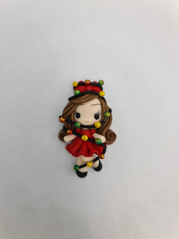 Kerst meisje rode jurk