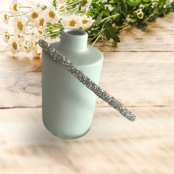 Diadeem steentjes zilver