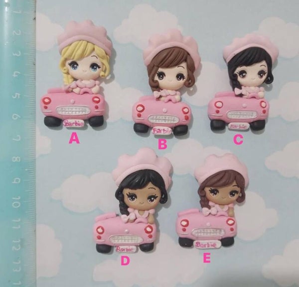 Barbie on car D