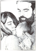Ritratto di persone con penna BIC
