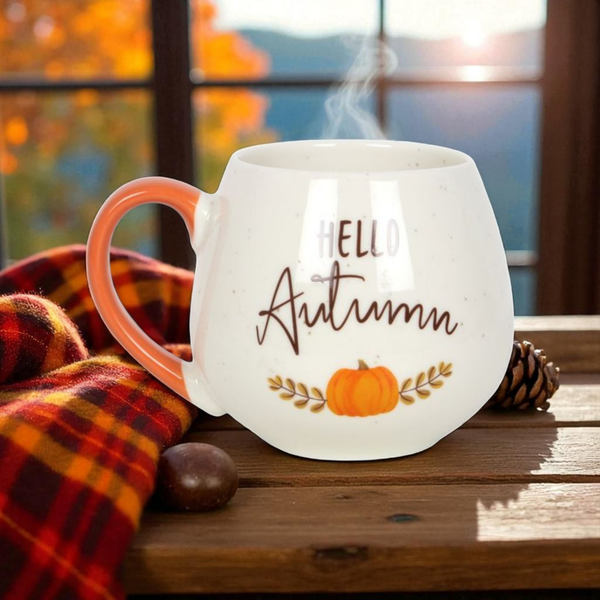 Mug Hello Autumn blanc