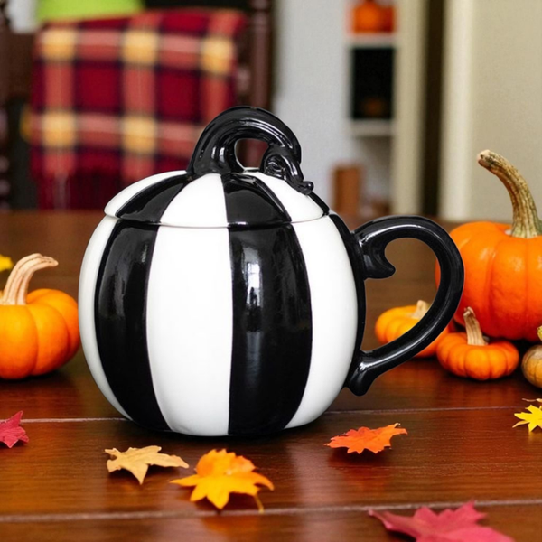 Mug Citrouille rayée