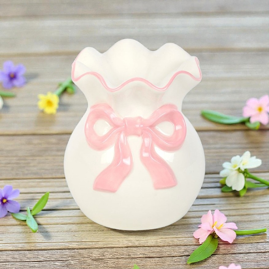 Brûle-parfum vase et nœud