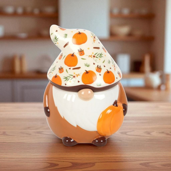 Brûle-parfum gnome potiron