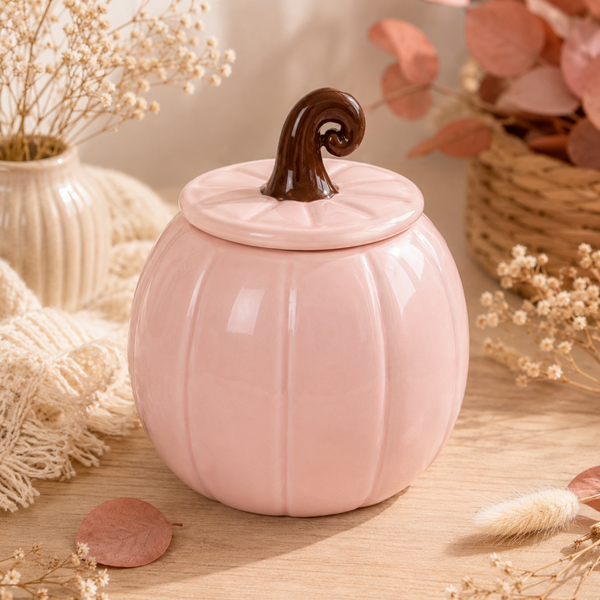 Brûle-parfum citrouille pink curly