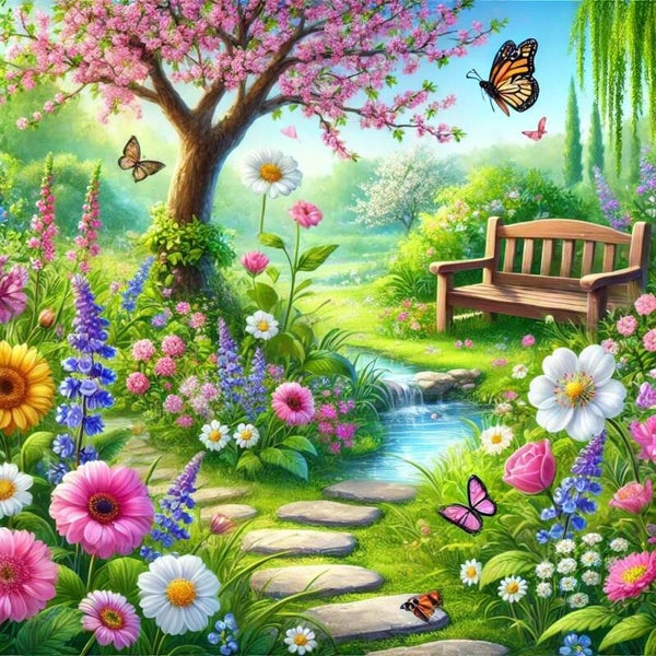 Fondant Jardin de Printemps