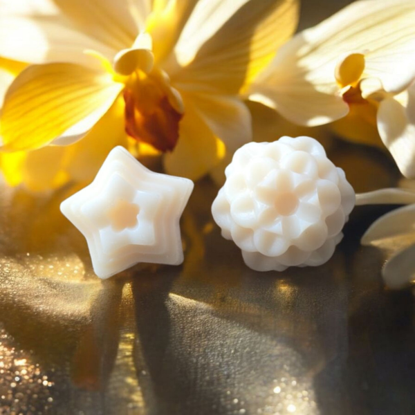 Fondant Lenor orchidée dorée