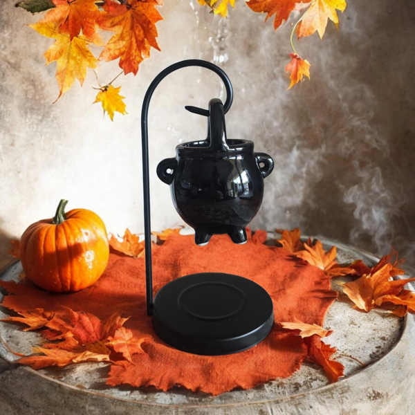 Brûle-parfum chaudron suspendu