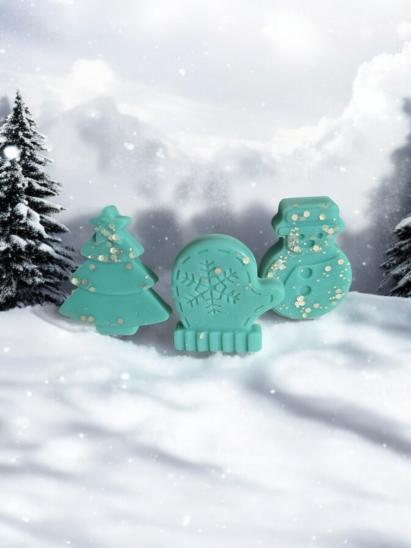 Fondant Christmas village