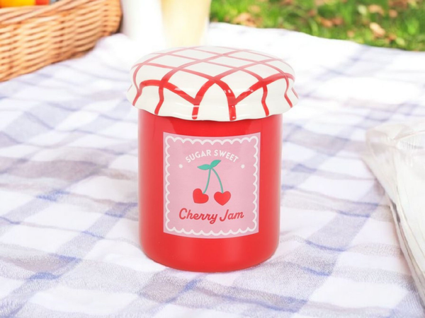 Brûle-parfum pot de confiture de Cerise