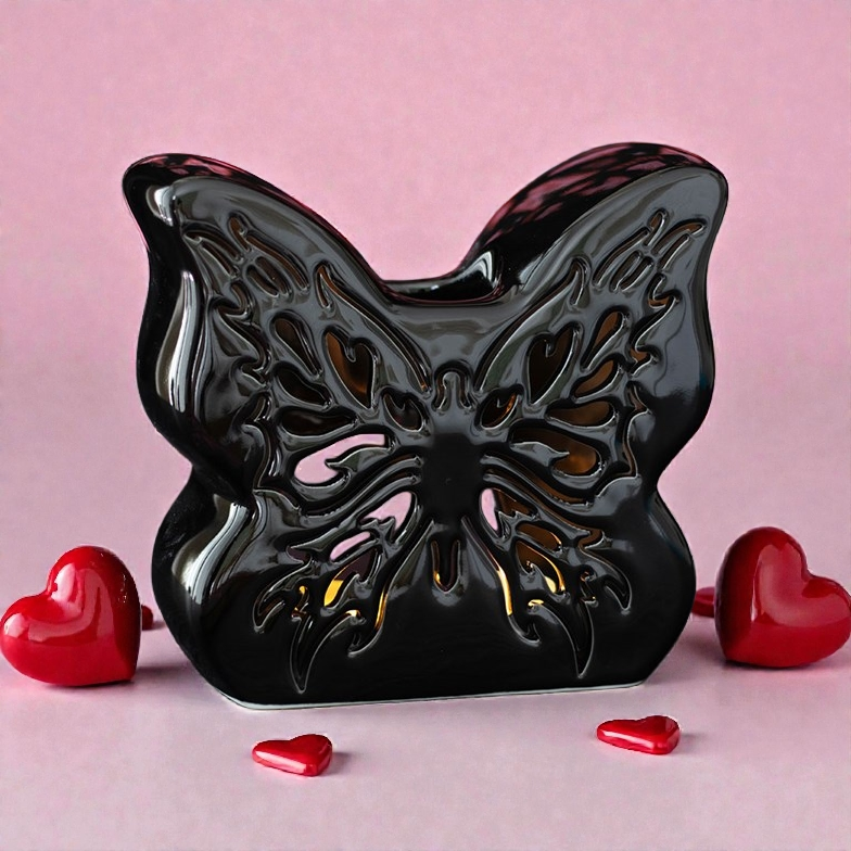 Brûle-parfum Papillon noir