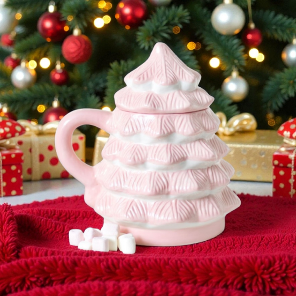 Mug sapin rose