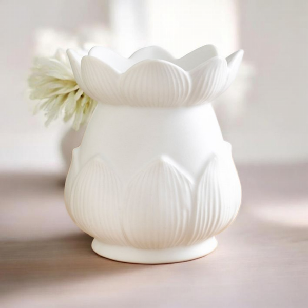 Brûle-parfum Lotus blanc