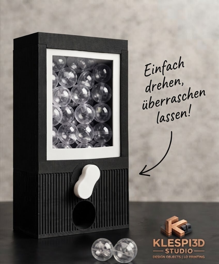Kreativer Kapselautomat / Spender – Das Highlight für Geldgeschenke & Adventskalender