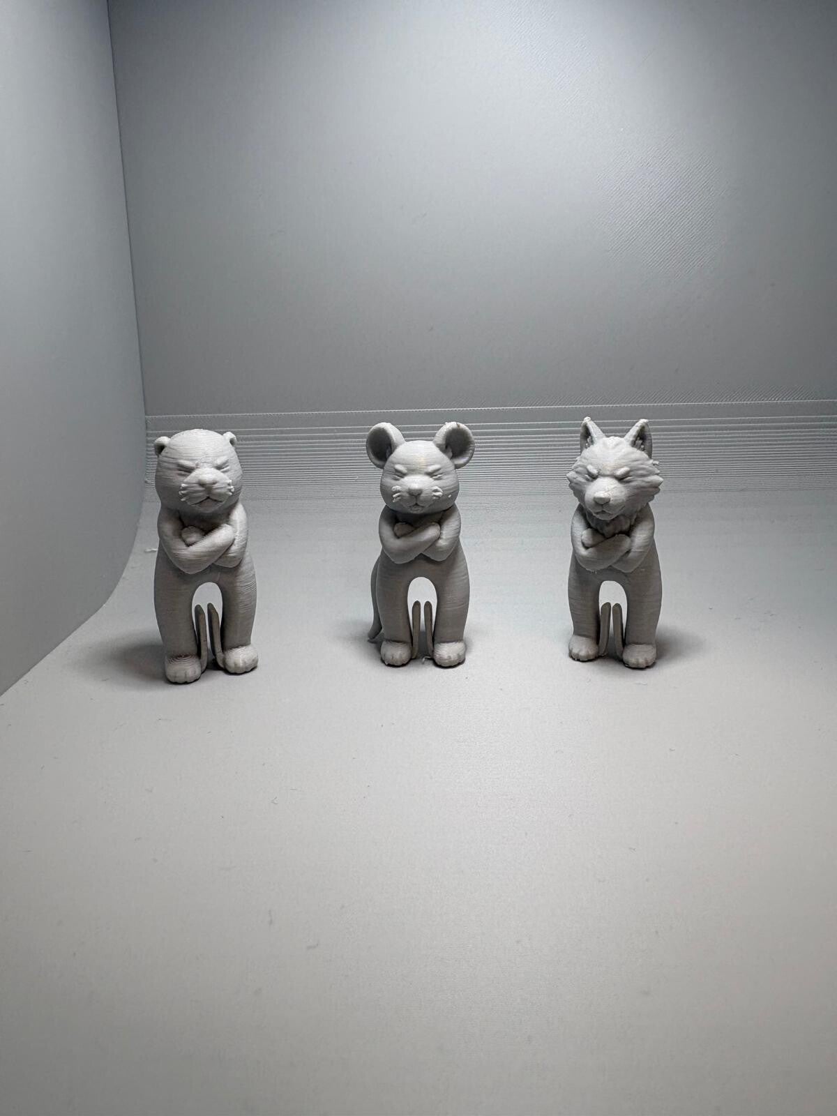 Praktische & witzige Tütenklammern (Otter, Maus, Wolf) – Dekorativer DIY-Rohling