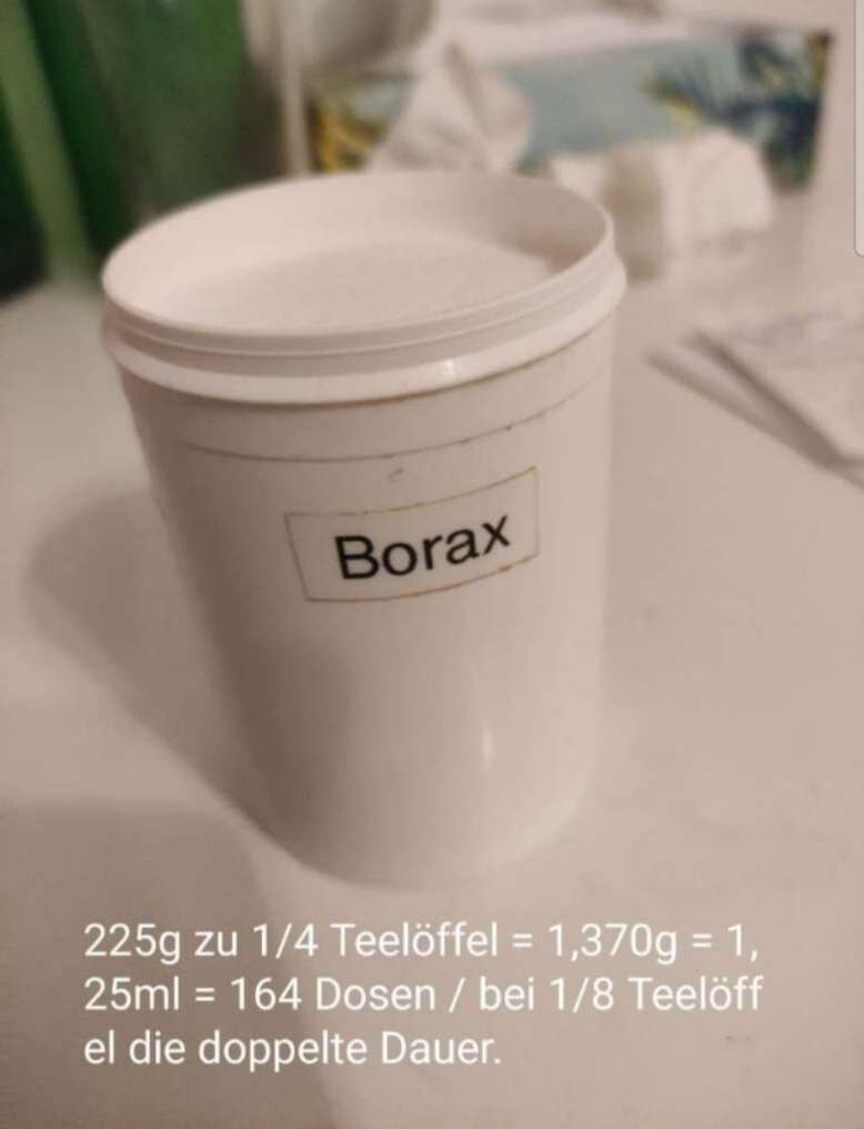 Borax, Bor, Natriumborat. (NA2B4O7-10H2O)