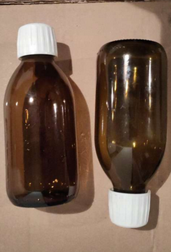 200ml Braunglas Flasche inkl. Säureverschluss