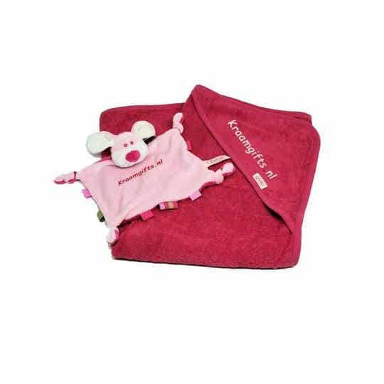 Kraamcadeau set met badcape