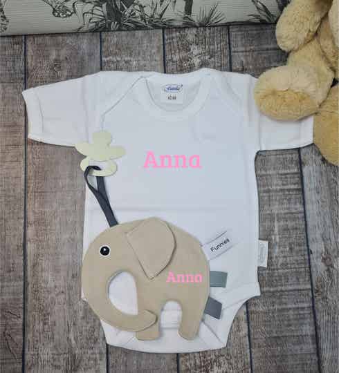 Romper set met olifant