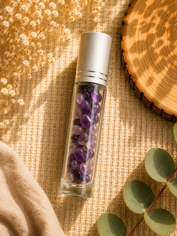 Roll-On Améthyste – Sérénité, Intuition & Apaisement 💜