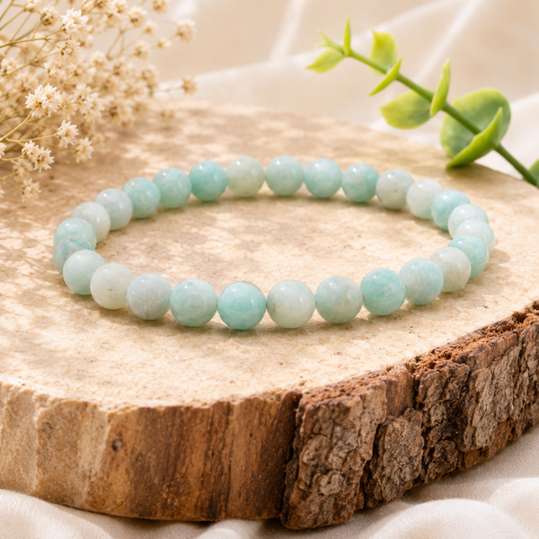 Bracelet Amazonite 💎La Voix du Cœur Sincère