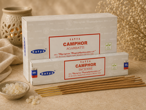 🕯️ Encens Satya Camphor – Purification & Protection