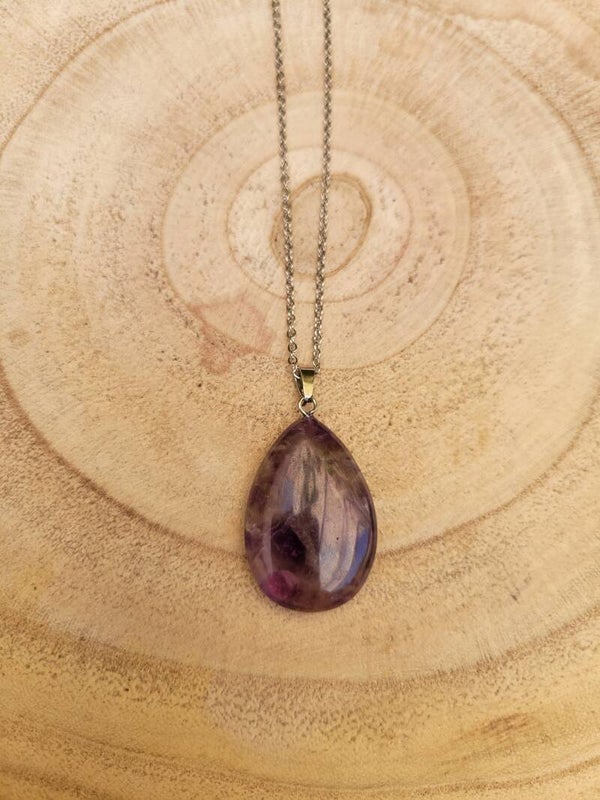 Pendentif Améthyste, goutte