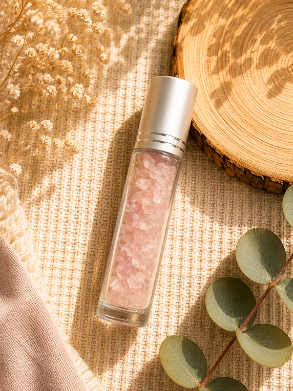 Roll-On Quartz Rose – Amour & Douceur 💗