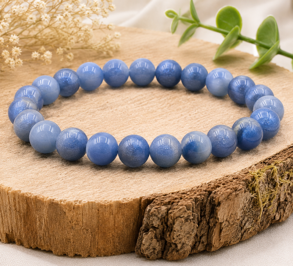 Bracelet Aventurine bleue 💎 La Sérénité de l’Esprit