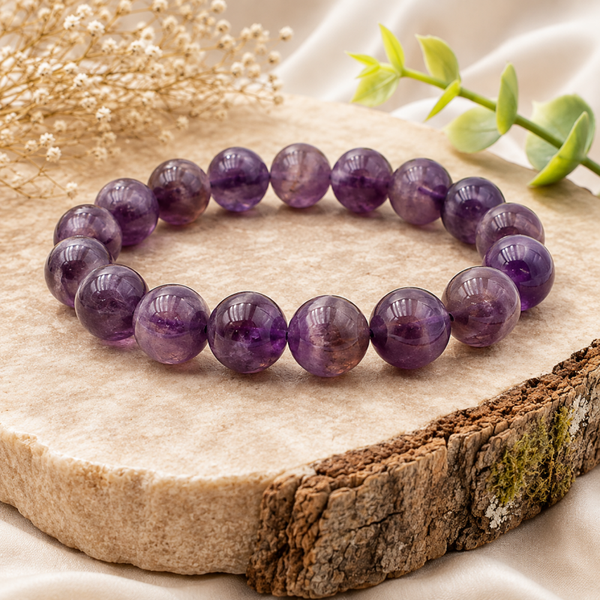 Bracelet Amethyste 💎 La Gardienne du Calme Intérieur