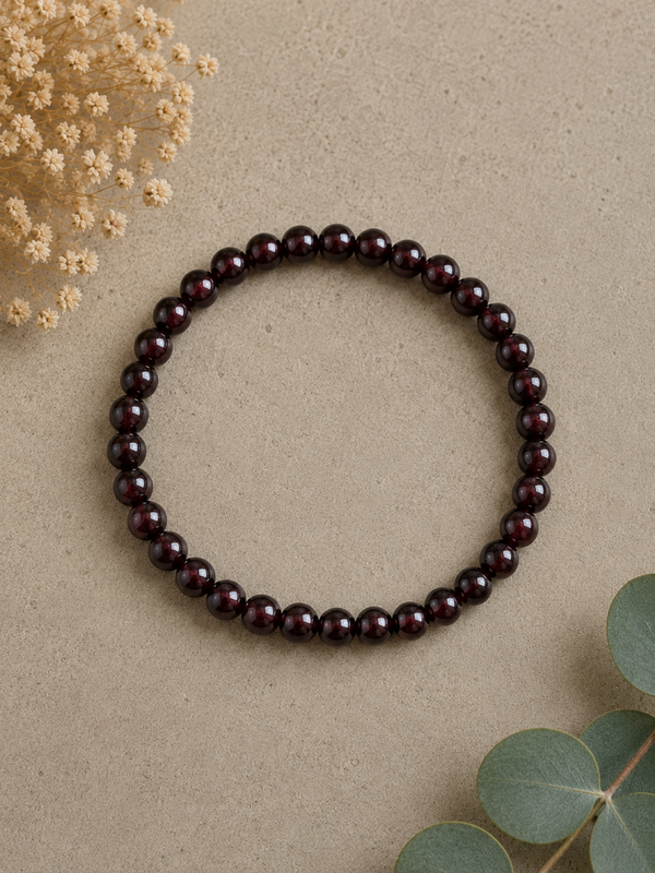 Bracelet Grenat almandin 💎 Le Cœur du Feu