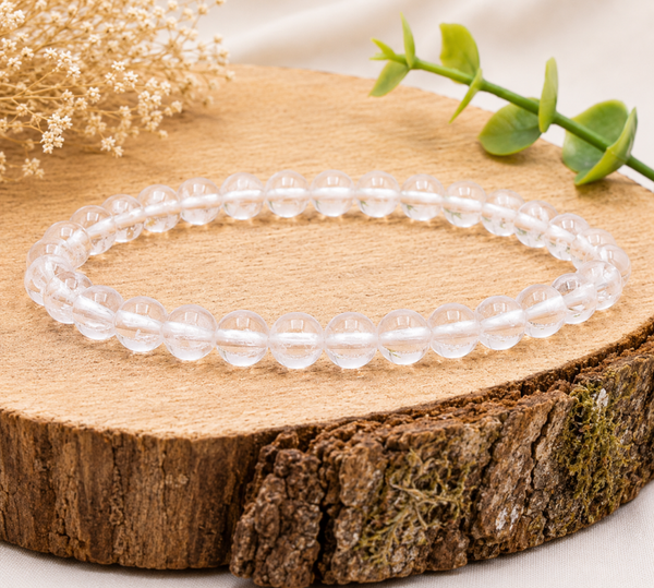 Bracelet Cristal de roche 💎Le Maître de Lumière