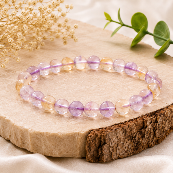 Bracelet Amétrine 💎L’Alchimie de l’Âme
