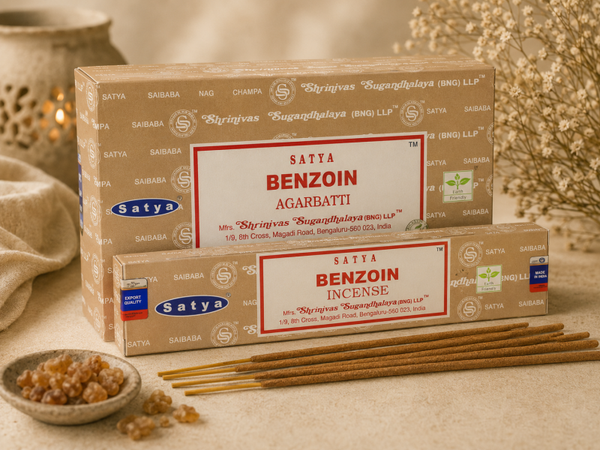🕯️ Encens Satya Benjoin – Purification & Sérénité