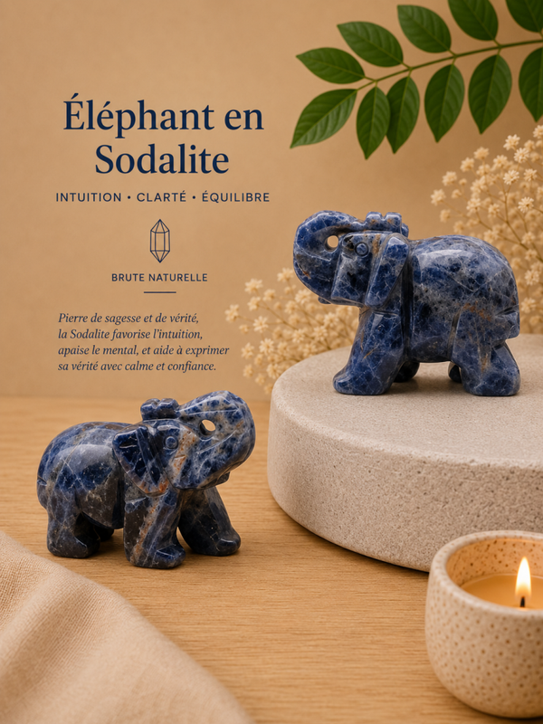 Sodalite, éléphant