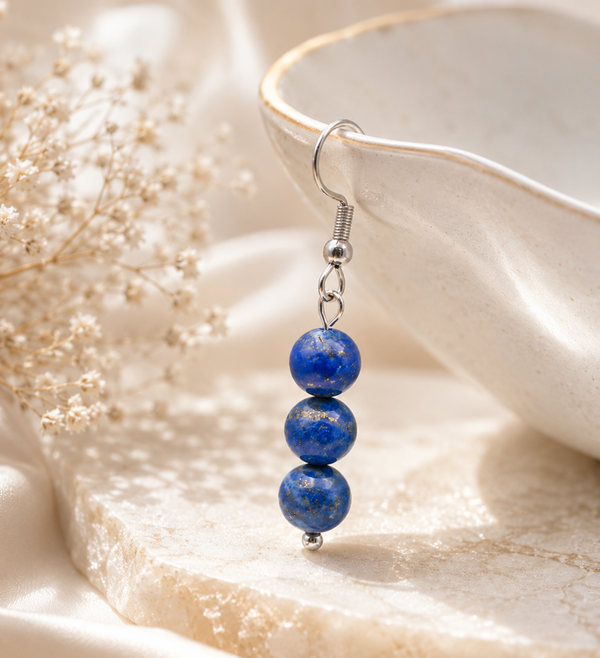Boucle d'oreille Lapis Lazuli