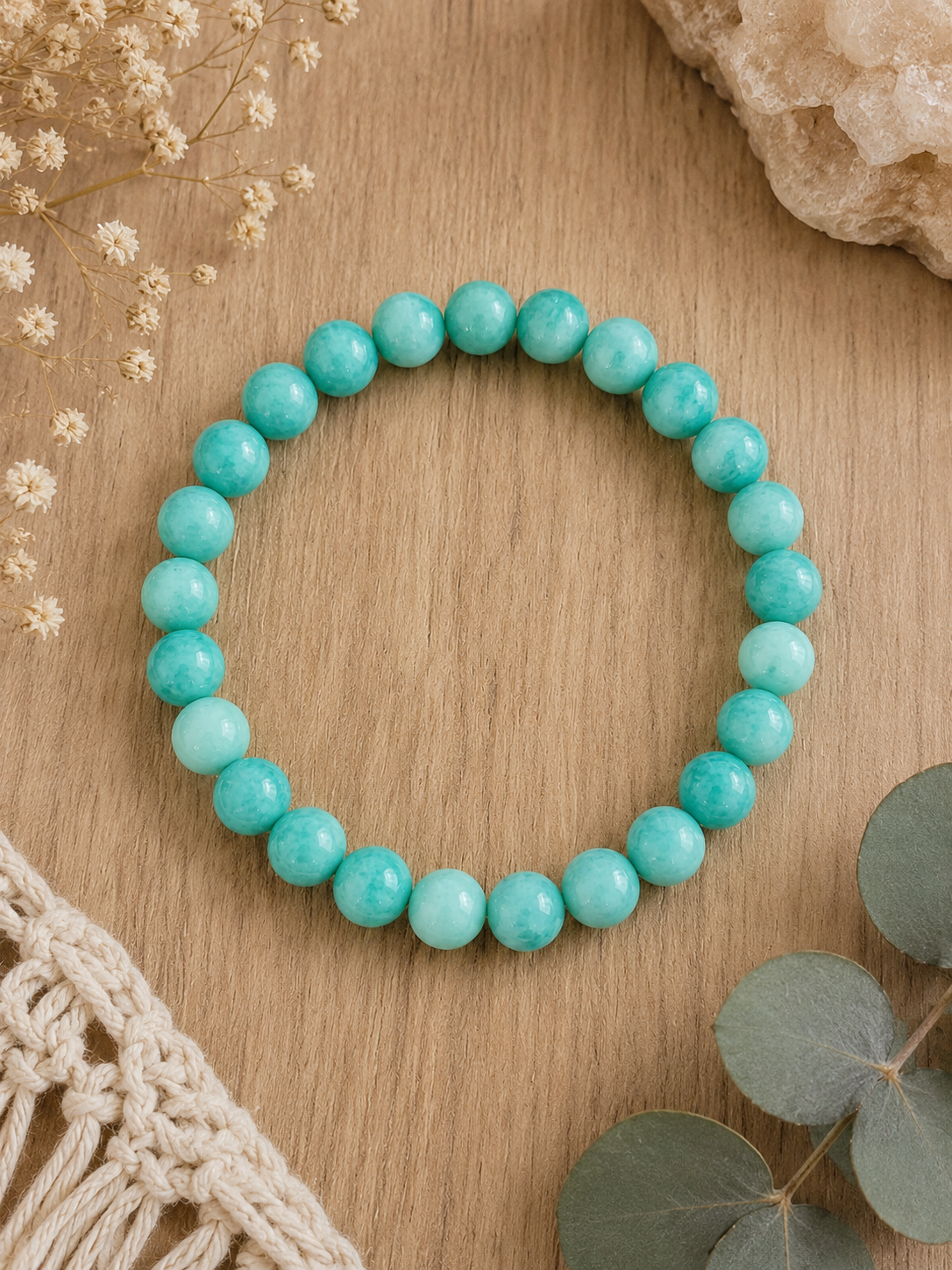 Bracelet Amazonite 💎La Voix du Cœur Sincère