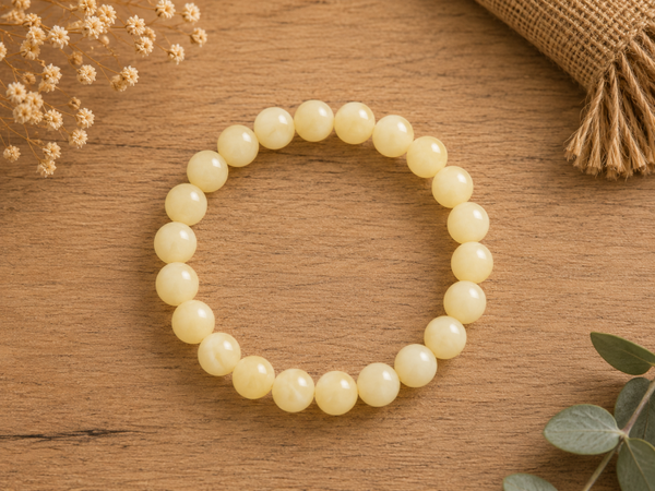 Bracelet Calcite Jaune💎 La Pierre de Joie et de Confiance