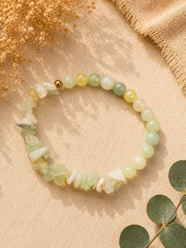 💚 Bracelet Jade de Chine – Harmonie & Sérénité