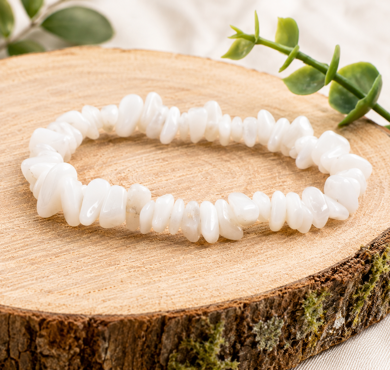 Bracelet Péristérite baroque