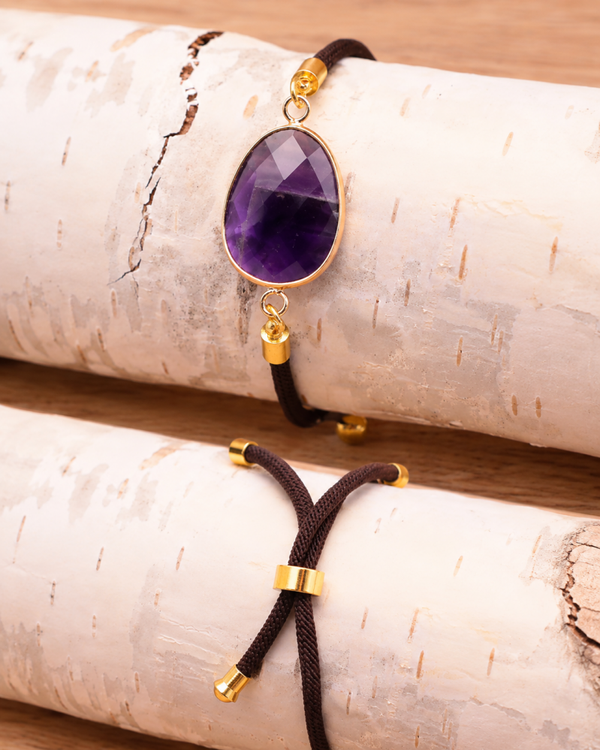 Bracelet Améthyste 💎 La Gardienne du Calme Intérieur