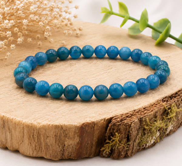 Bracelet Apatite Bleue 💎La Voix de l’Âme