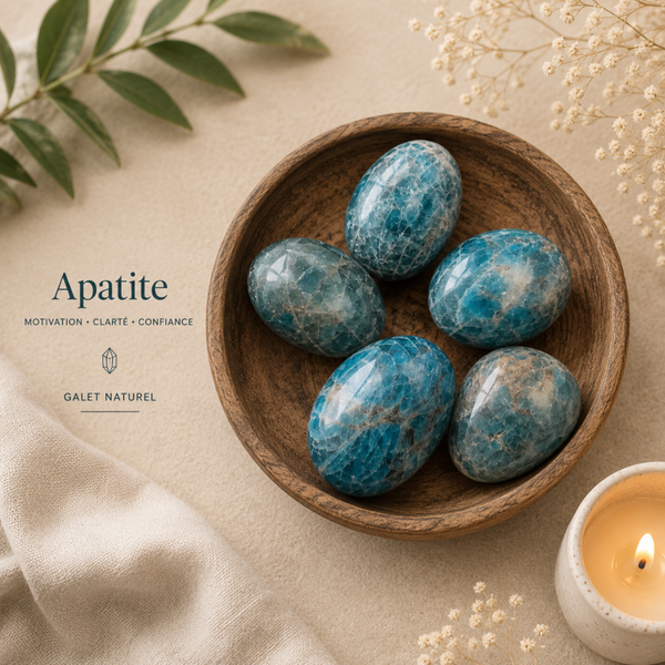 💎 Apatite bleue – La Voix de l’Âme