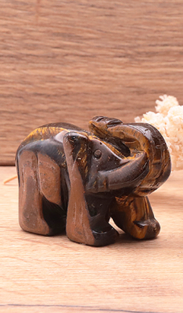 Eléphant Oeil de tigre