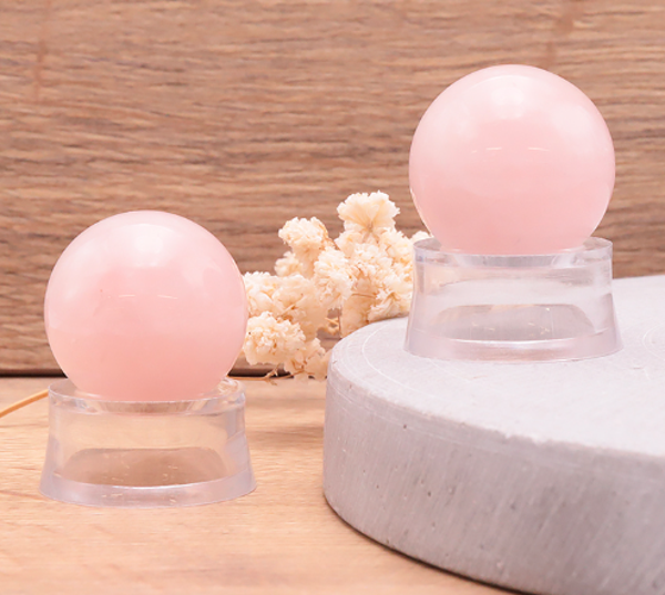 Quartz Rose, Sphère (1pièce)