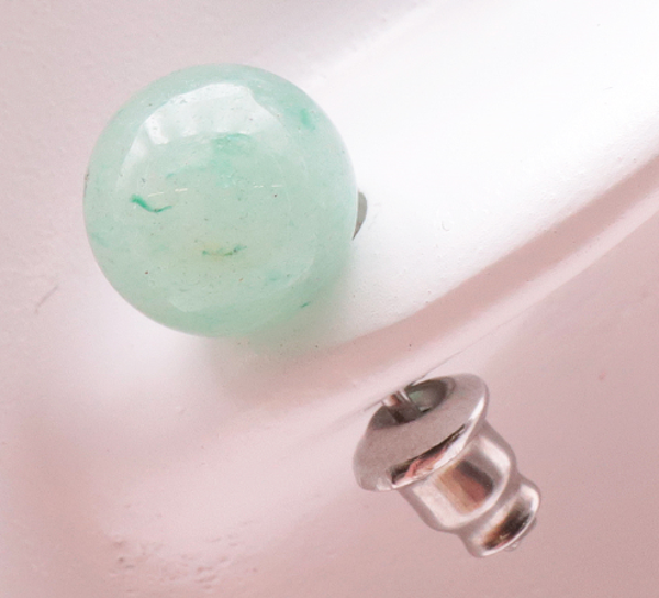 Boucles d'oreilles Aventurine verte