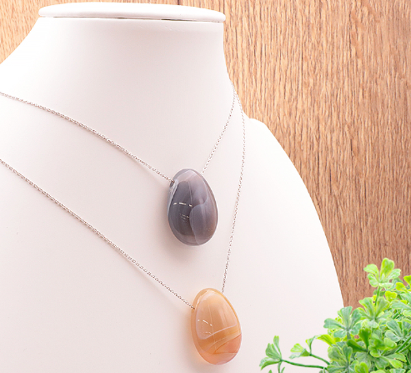 Pendentif Agate Botswana (1 pièce)