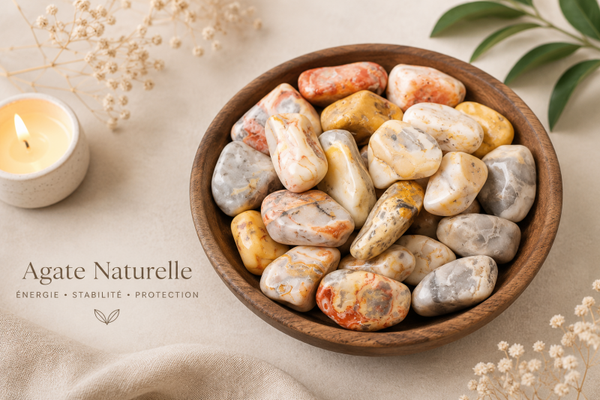 💎 Agate Crazy lace – La Spirale de Joie