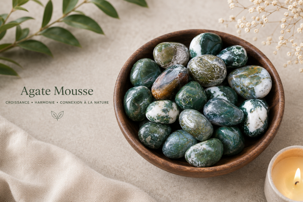 💎 Agate mousse – La Messagère de la Nature
