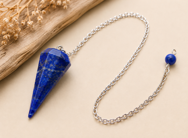 💙 Pendule Conique en Lapis-Lazuli – 3,5 cm